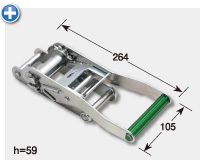 ラチェットバックル：ERG50