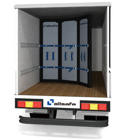 冷凍・冷蔵車用間仕切り　クールマスター　3つ折れタイプ　CM-MI/50・CM-MI/75