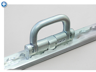 エアラインレール 4-スタッドフィッティング：装着例