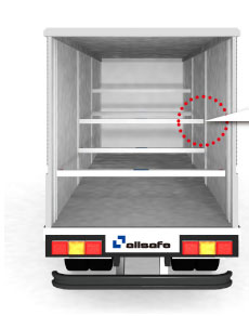 後から見た様子（積載前）